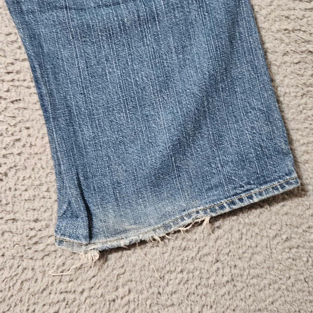 True Religion Y2K Ricky Wide Leg Boot Cut Fit Medium Wash Jean Mens Size 38 x 33